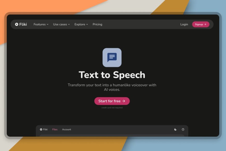 Fliki - Text to Speech