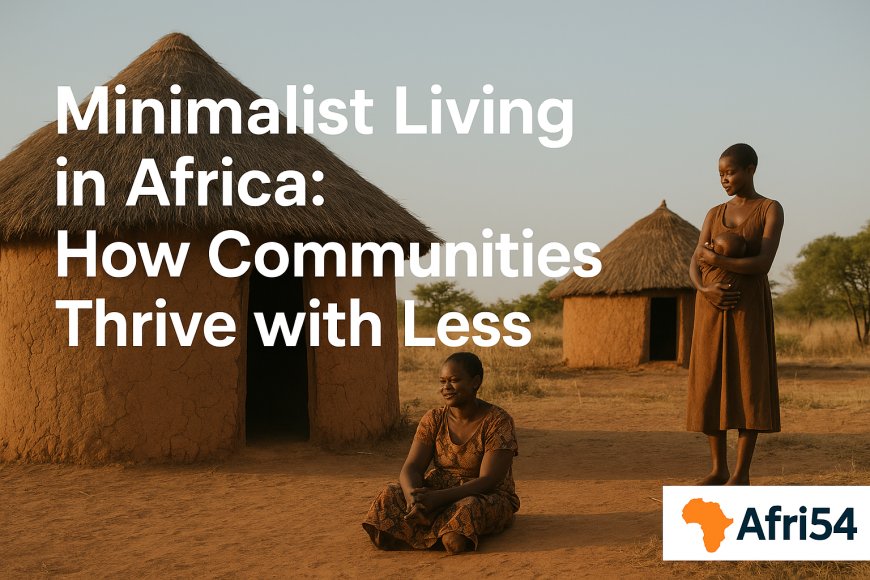 Minimalist Living in Africa: How Communities Thrive with Less