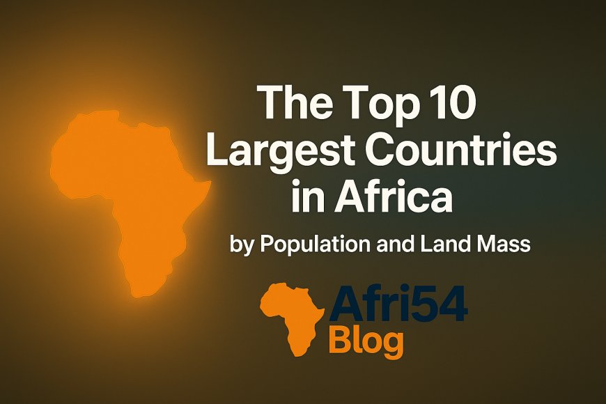 The Top 10 Largest Countries in Africa by Population and Land Mass