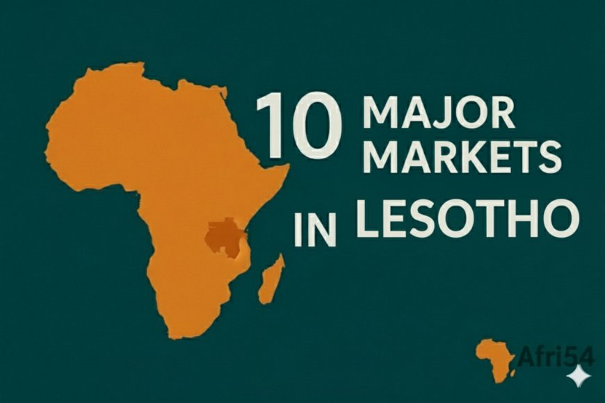 10 Major Markets in Lesotho: High-Altitude Trade in the Mountain Kingdom