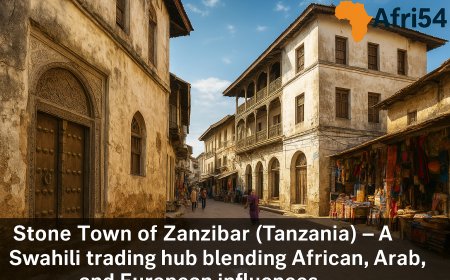 Stone Town of Zanzibar (Tanzania) – A Swahili Trading Hub Blending African, Arab, and European Influences