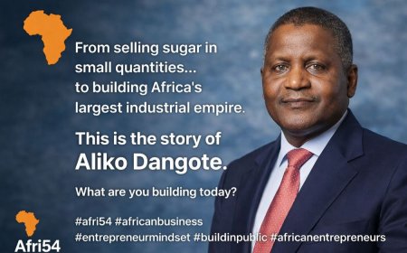 From selling sugar in small quantities to building Africa's largest industrial empire.   ( This is the story of Aliko Dangote)