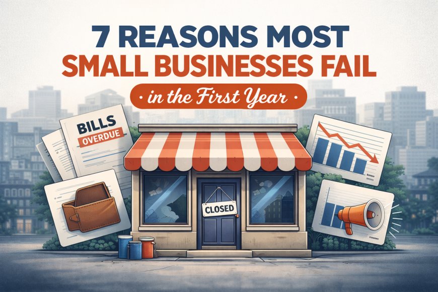 7 Reasons Most Small Businesses Fail Within Their First Year (And How to Avoid Them)