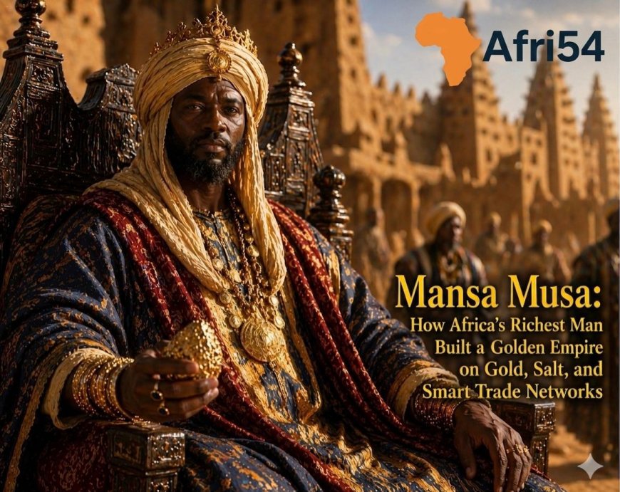 Mansa Musa: How Africa’s Richest Man Built a Golden Empire on Gold, Salt, and Smart Trade Networks  (And Why His Legendary 1324 Pilgrimage Still Inspires African Entrepreneurs Today)